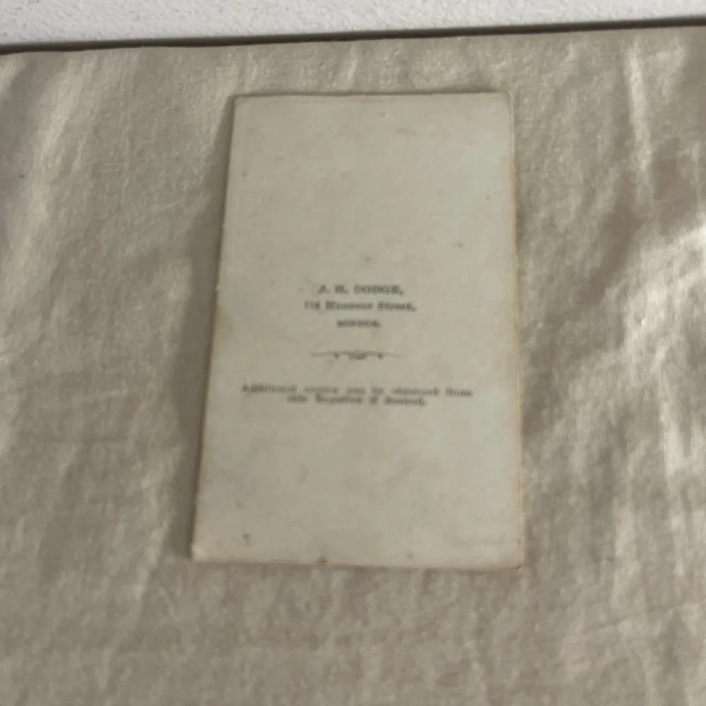 Abraham Lincoln Portrait Card Carte De Visite CDV Picture Photo Rare Negative - Picture 3 of 6